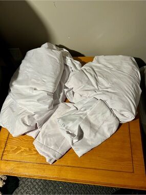 Queen White Bedding Sheet Set - Classic Soft Cotton